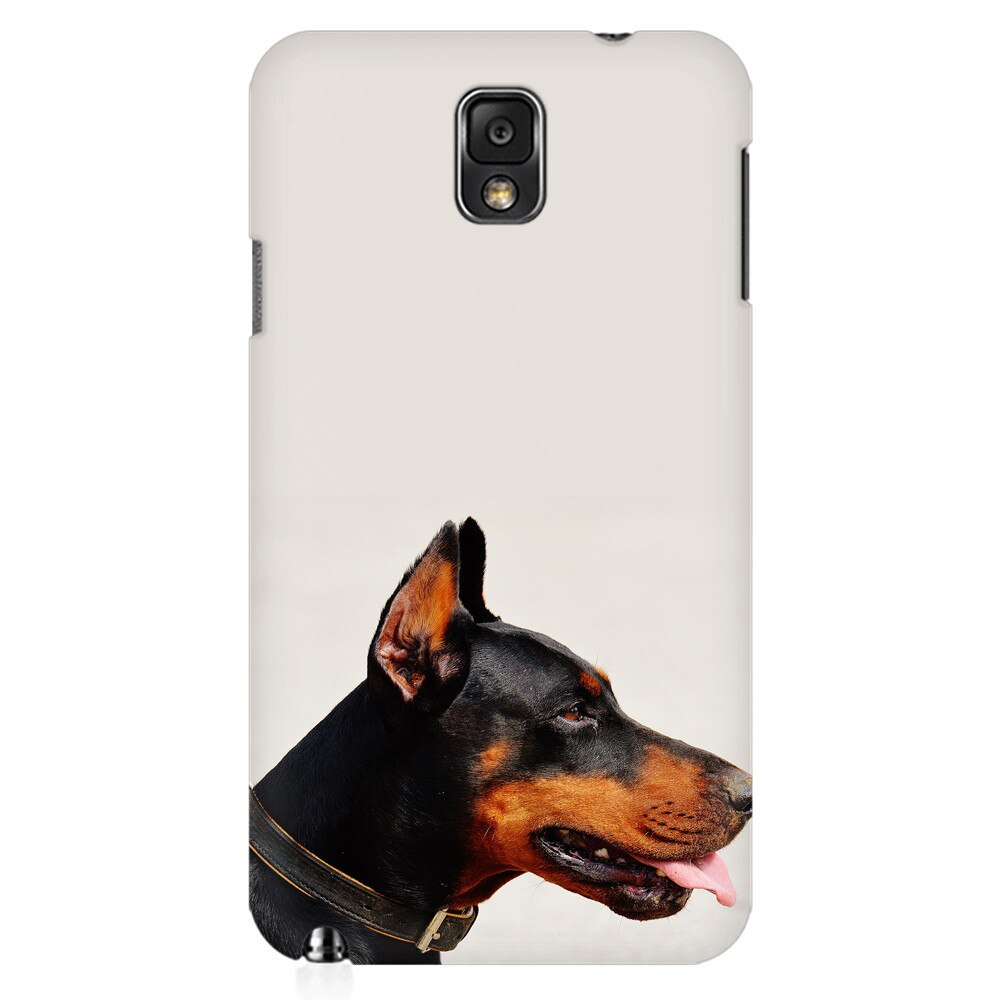 Husa silicon pentru Samsung Galaxy Note 3, Doberman