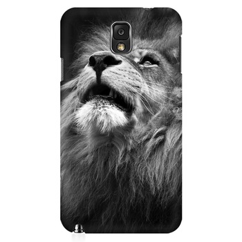 Husa silicon pentru Samsung Galaxy Note 3, Majestic Lion Portrait Husa silicon pentru Samsung Galaxy Note 3, Majestic Lion Portrait