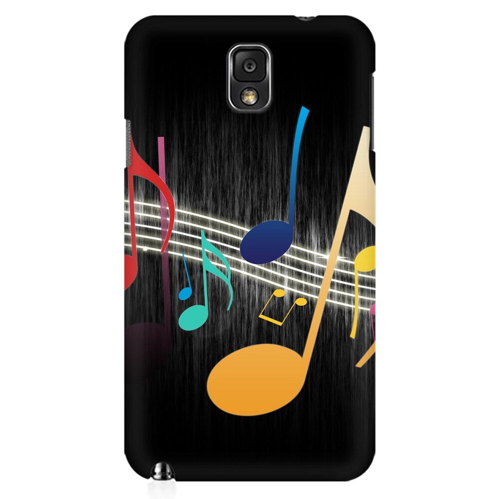 Husa silicon pentru Samsung Galaxy Note 3, Colorful Music