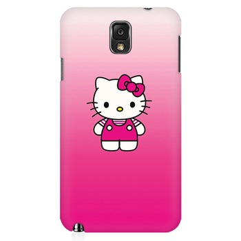 Husa silicon pentru Samsung Galaxy Note 3, Cute Pink Catty Husa silicon pentru Samsung Galaxy Note 3, Cute Pink Catty