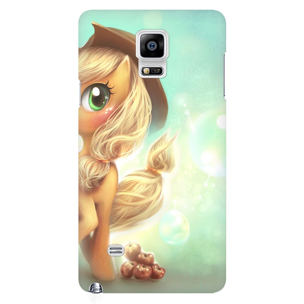 Husa silicon pentru Samsung Galaxy Note 4, Applejack Pony Cute K