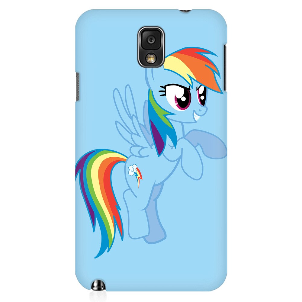 Husa silicon pentru Samsung Galaxy Note 3, Rainbow Dash
