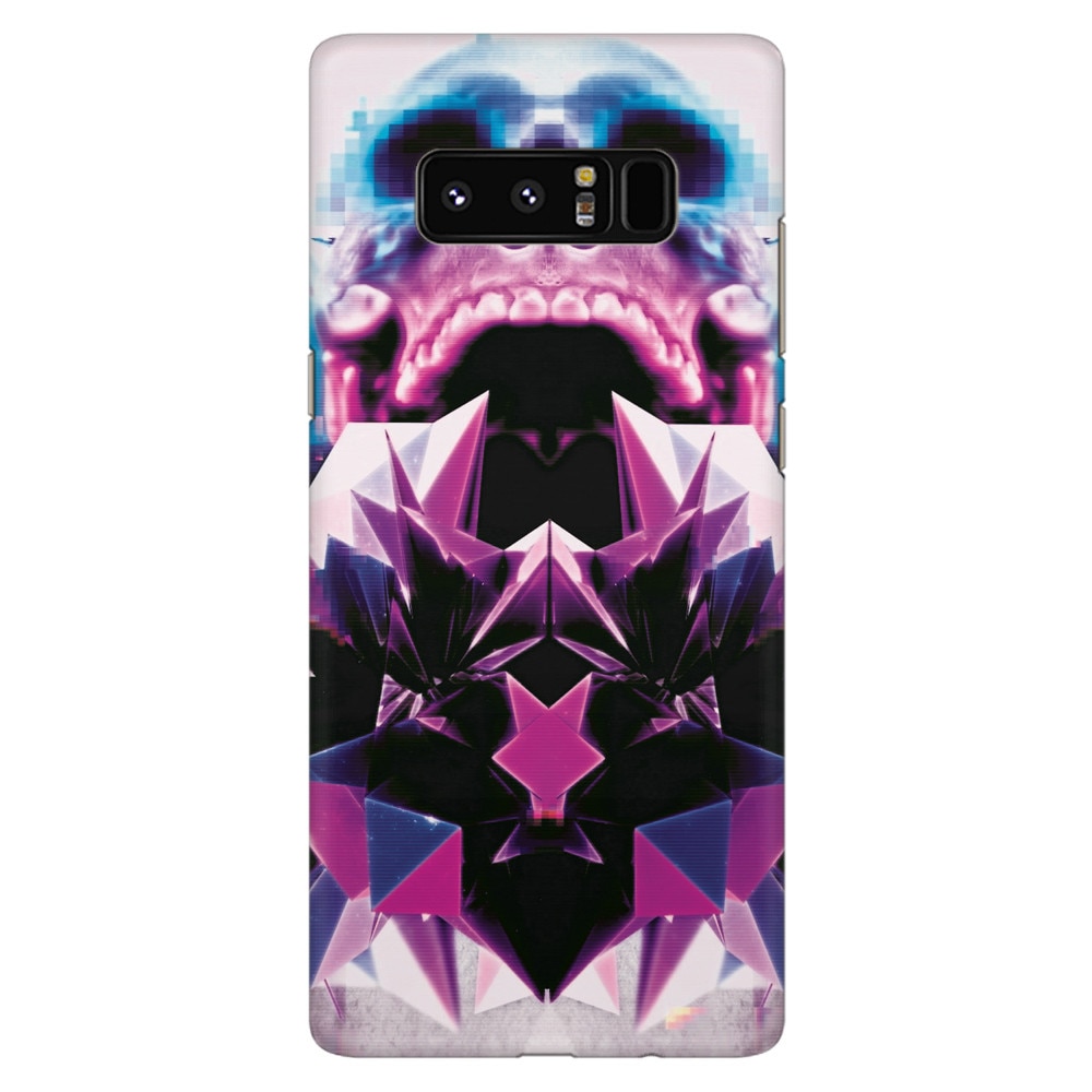 Husa silicon pentru Samsung Galaxy Note 8, Abstract Framed Skull