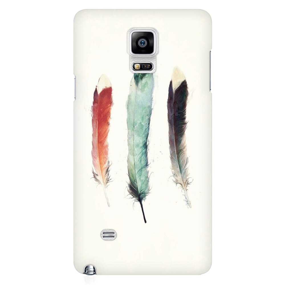 Husa silicon pentru Samsung Galaxy Note 4, Three Feathers