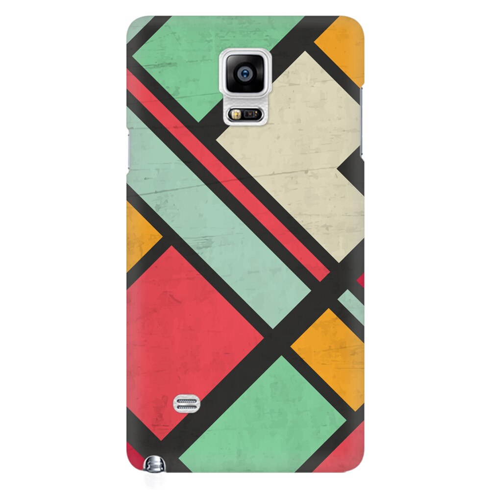 Husa silicon pentru Samsung Galaxy Note 4, Retro Grunge