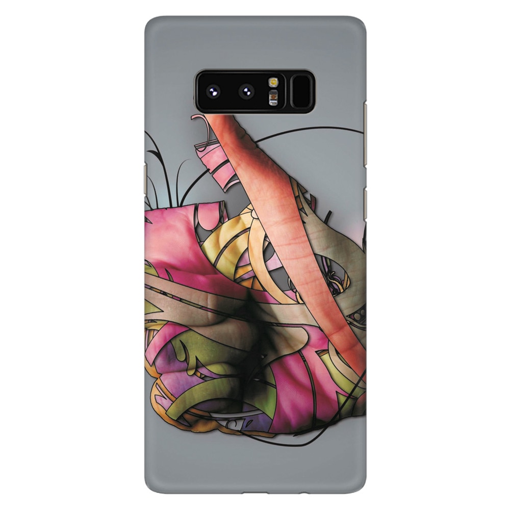 Husa silicon pentru Samsung Galaxy Note 8, Beautiful Hand Art