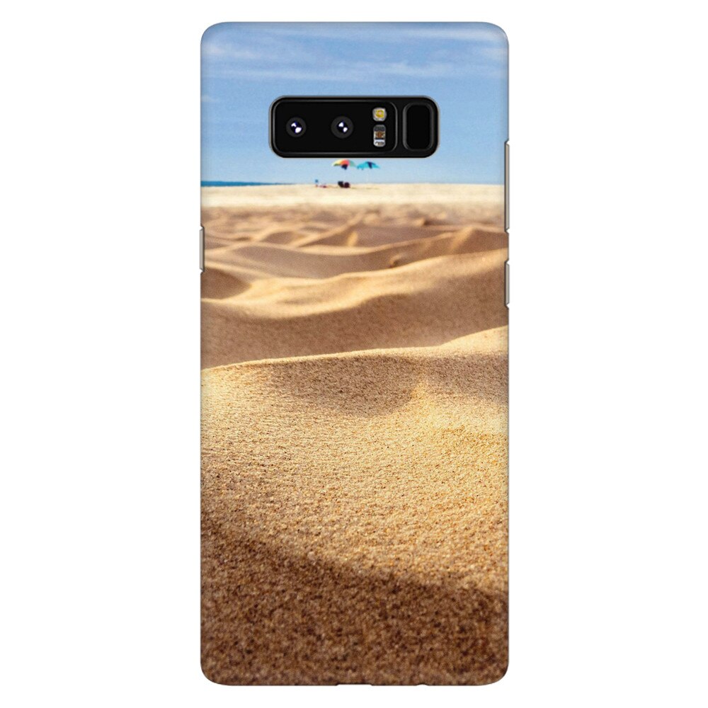 Husa silicon pentru Samsung Galaxy Note 8, Beach Sand Closeup Holiday