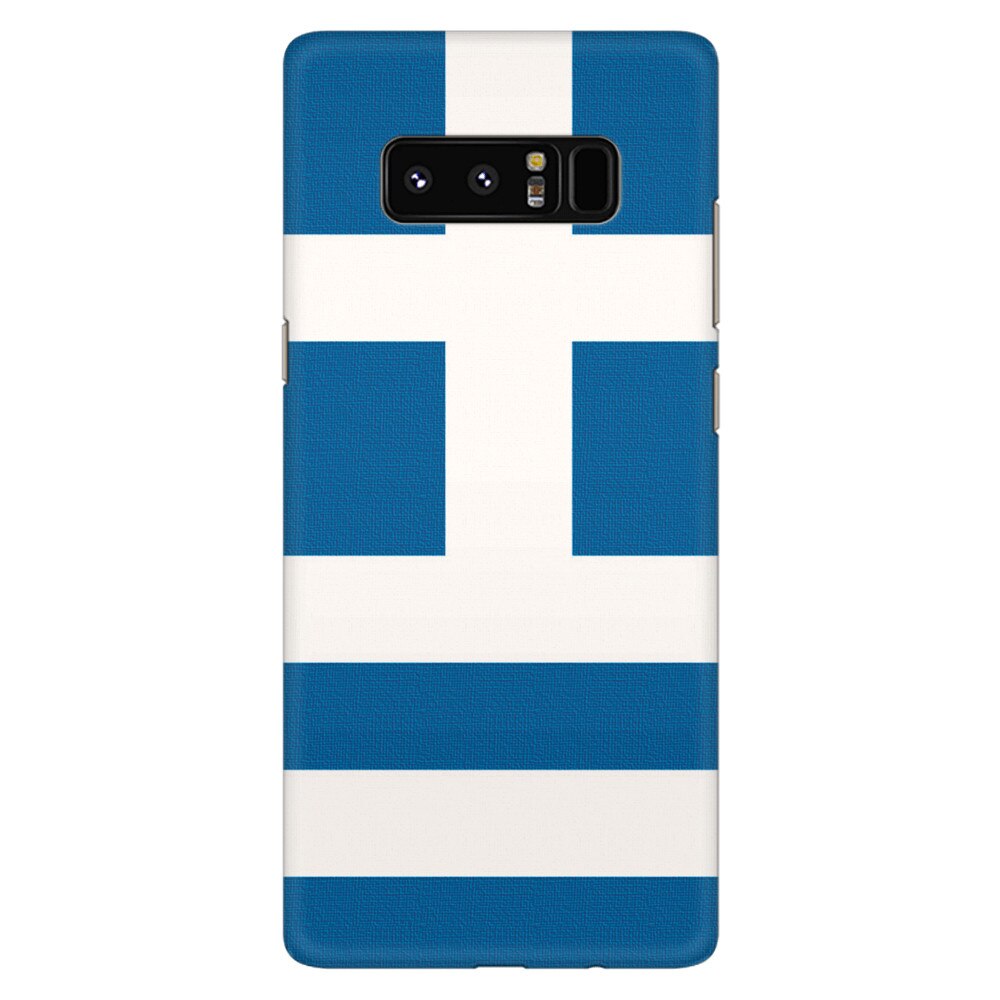 Husa silicon pentru Samsung Galaxy Note 8, Greece Flag