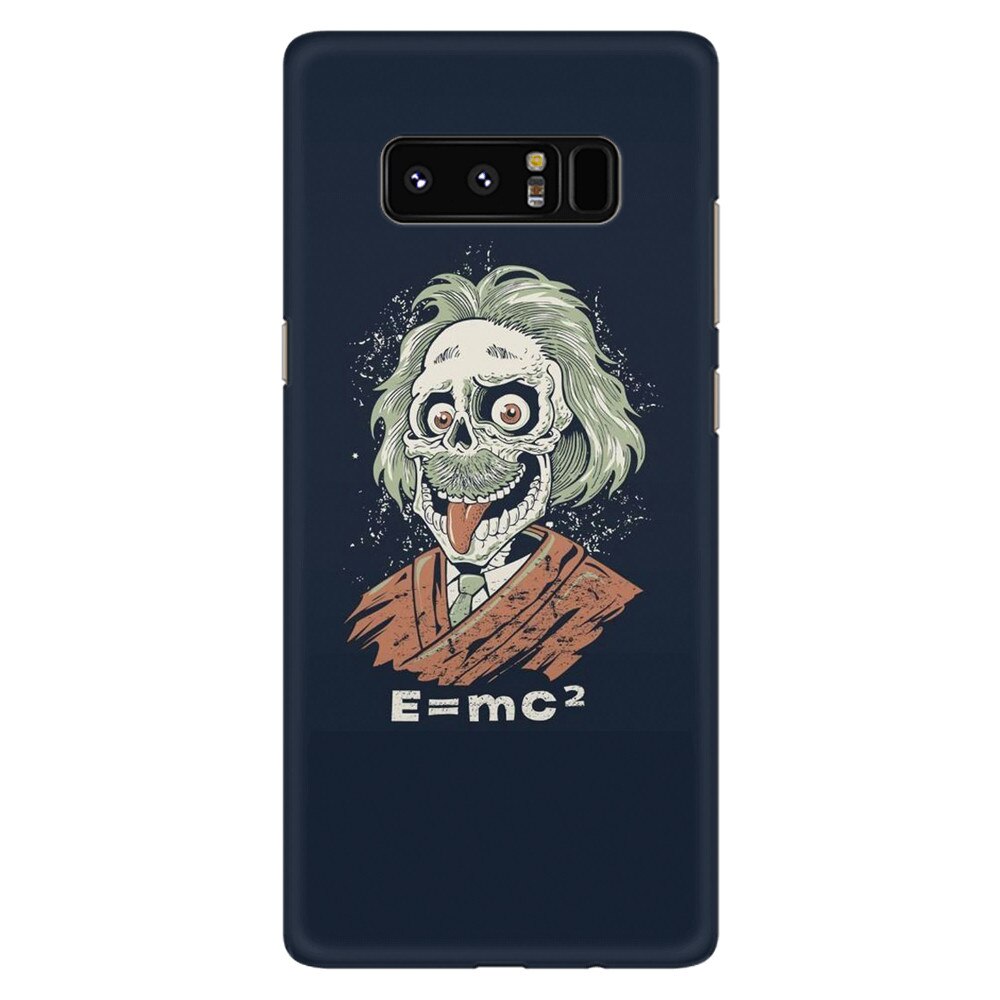 Husa silicon pentru Samsung Galaxy Note 8, Albert Einstein Caricature