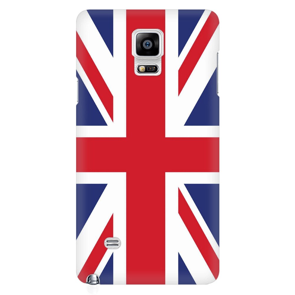 Husa silicon pentru Samsung Galaxy Note 4, UK Flag Illustration