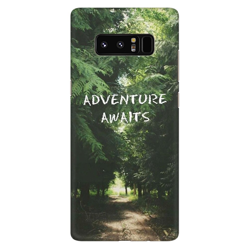 Husa silicon pentru Samsung Galaxy Note 8, Adventure Awaits Forest