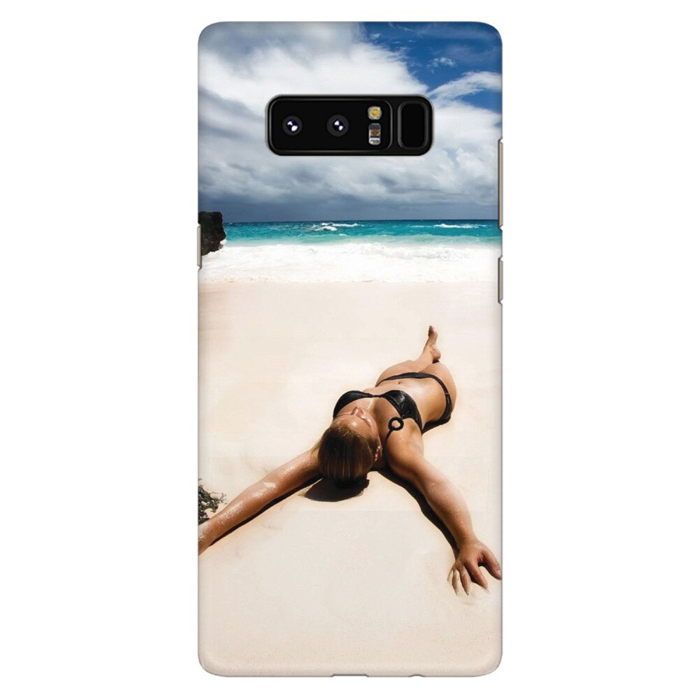 Husa silicon pentru Samsung Galaxy Note 8, Beach Lounging