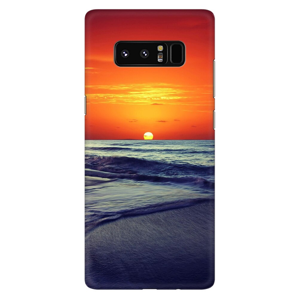 Husa silicon pentru Samsung Galaxy Note 8, Ocean Sunset