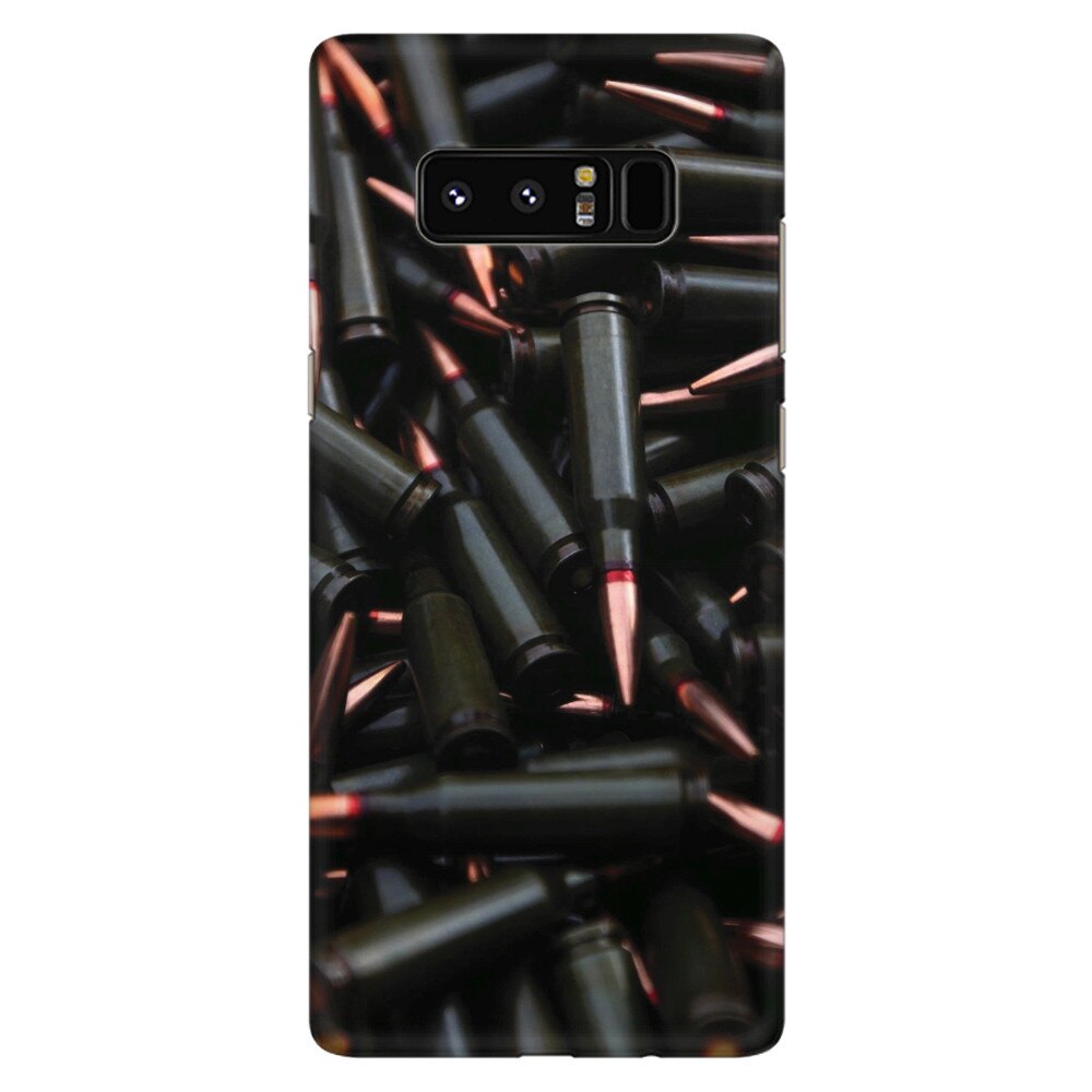 Husa silicon pentru Samsung Galaxy Note 8, Ammunition Bullets