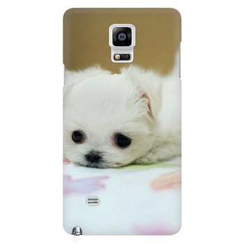 Husa silicon pentru Samsung Galaxy Note 4, Puppies 001 Husa silicon pentru Samsung Galaxy Note 4, Puppies 001