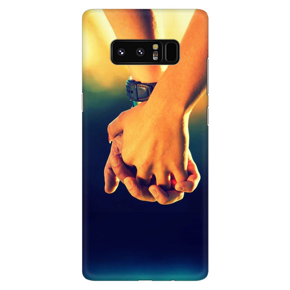 Husa silicon pentru Samsung Galaxy Note 8, Couple Holding Hands