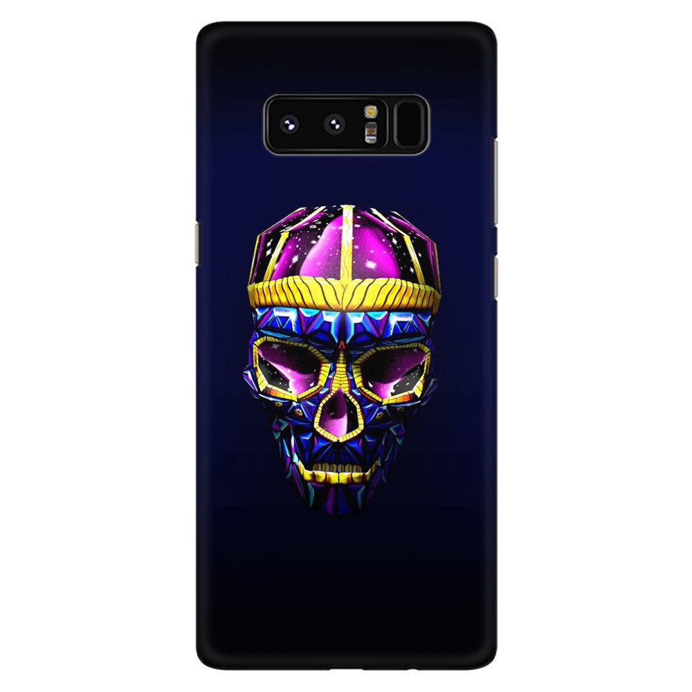 Husa silicon pentru Samsung Galaxy Note 8, Colorfull Skull