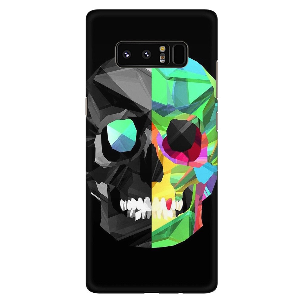 Husa silicon pentru Samsung Galaxy Note 8, Colorful Skull