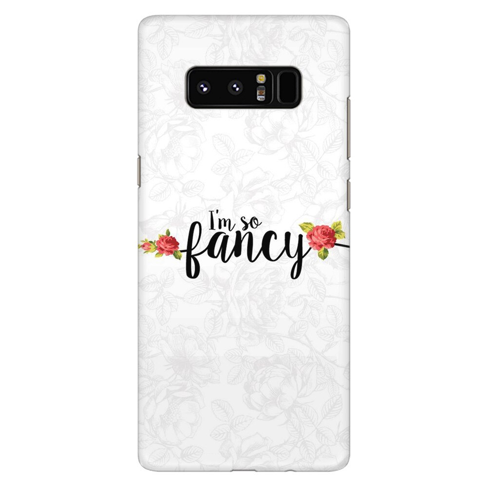 Husa silicon pentru Samsung Galaxy Note 8, Im So Fancy Floral