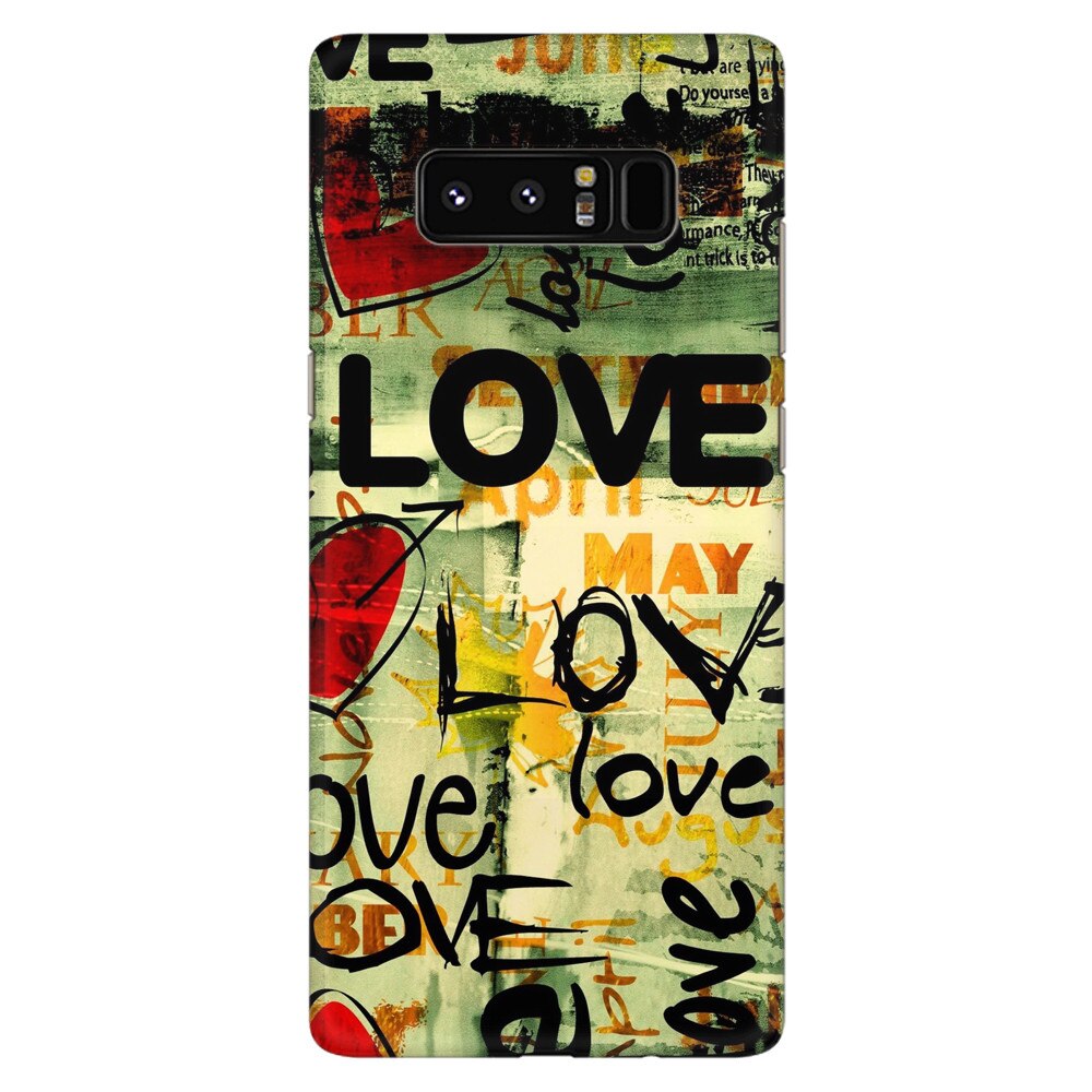 Husa silicon pentru Samsung Galaxy Note 8, Love Artwork