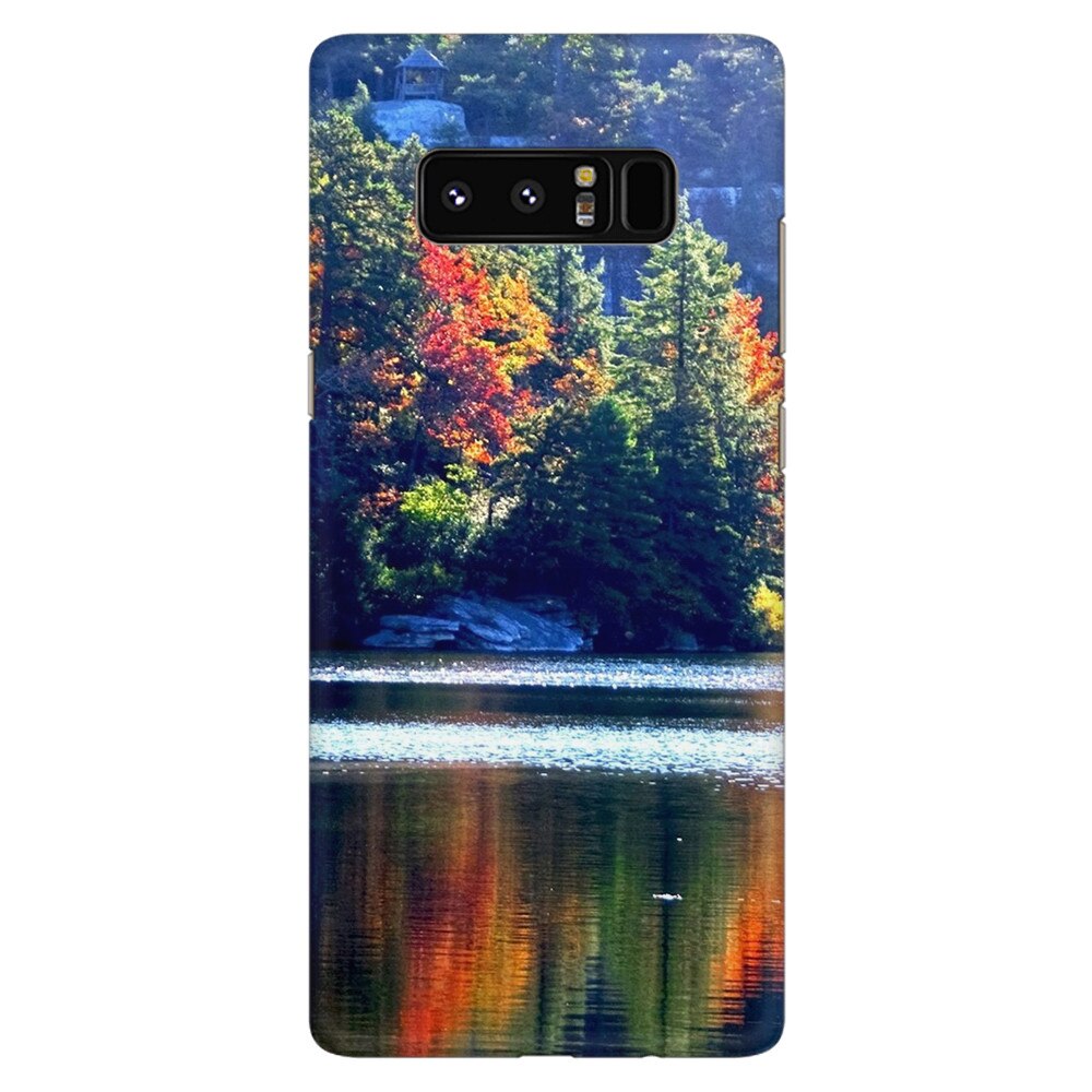 Husa silicon pentru Samsung Galaxy Note 8, Lake Minnewaska Autumn