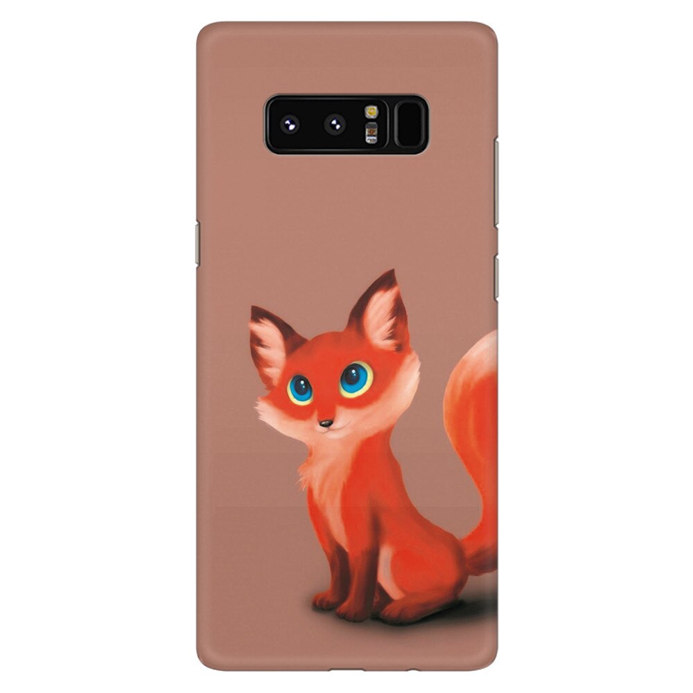Husa silicon pentru Samsung Galaxy Note 8, Fox Cartoon Animal And