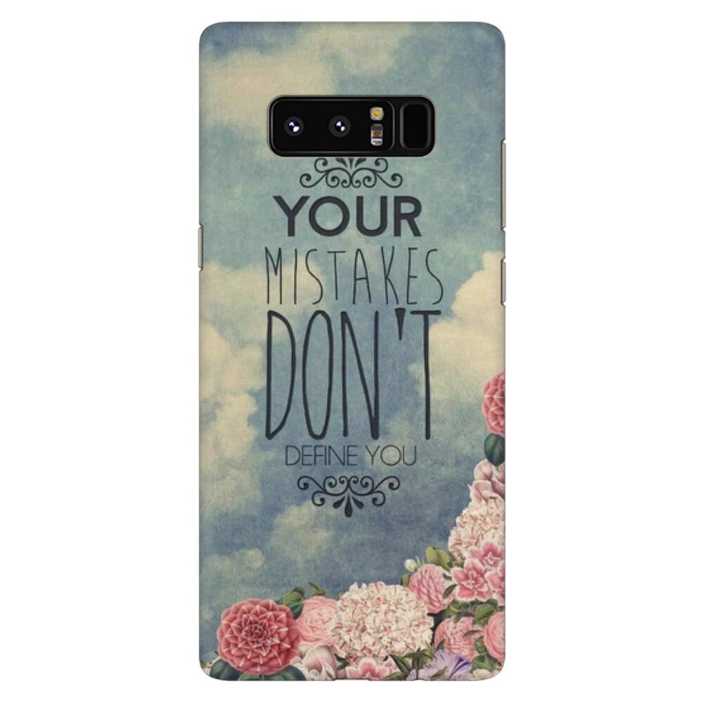 Husa silicon pentru Samsung Galaxy Note 8, Your Mistakes Dont Define You