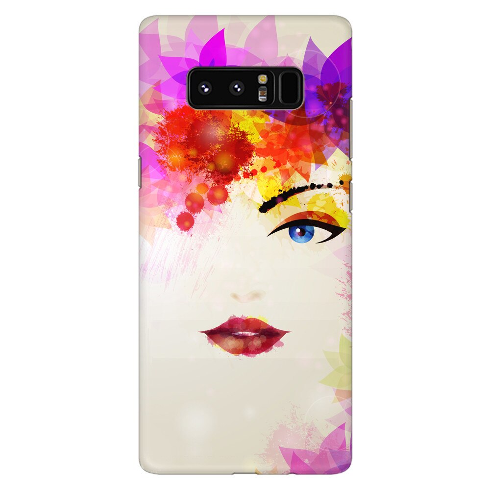 Husa silicon pentru Samsung Galaxy Note 8, Pretty Face