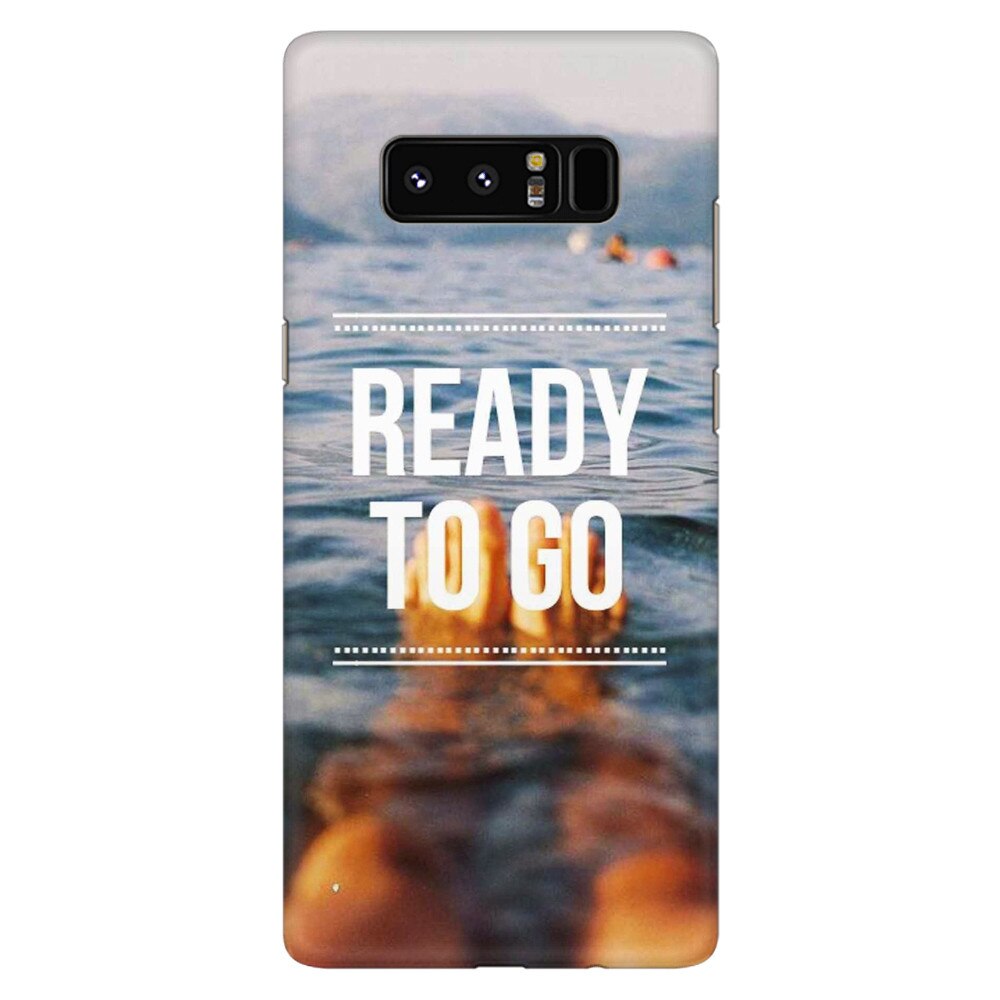 Husa silicon pentru Samsung Galaxy Note 8, Ready To Go Swimming