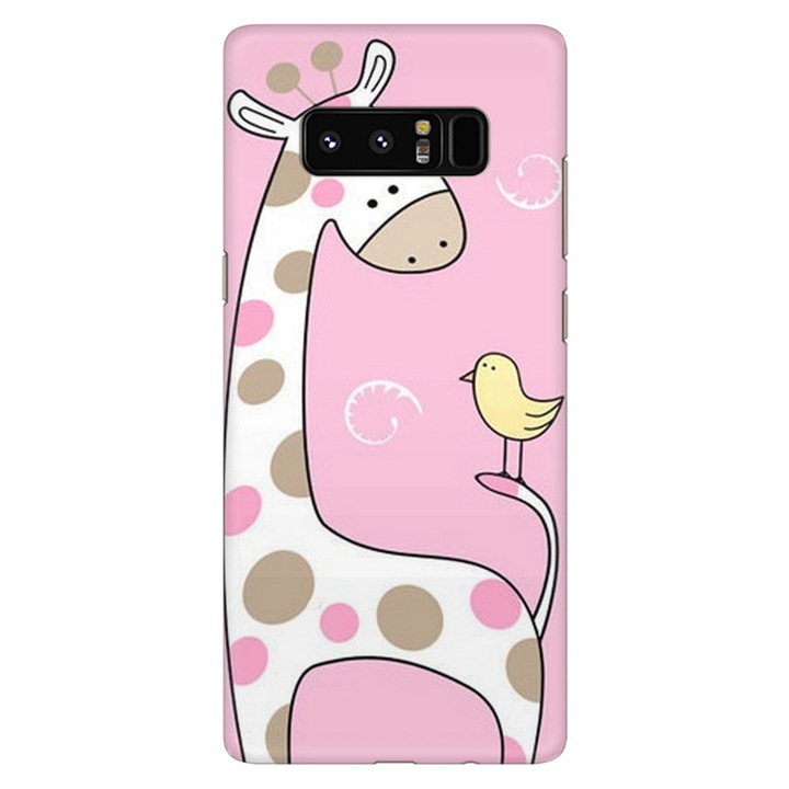 Husa silicon pentru Samsung Galaxy Note 8, Cute Giraffe