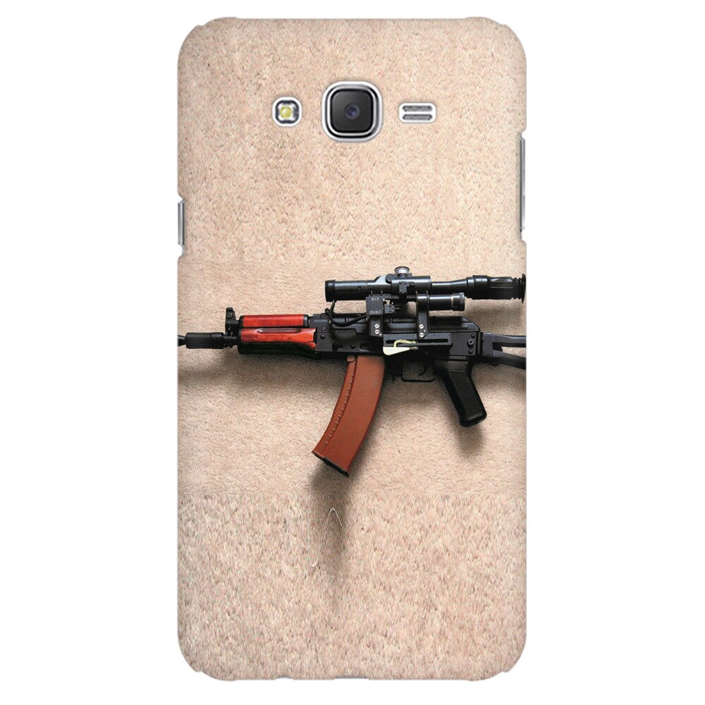 Husa silicon pentru Samsung Galaxy J1, AK Kalashnikov Gun Of Military