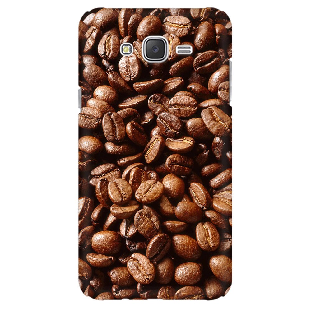 Husa silicon pentru Samsung Galaxy J1, Coffee Beans