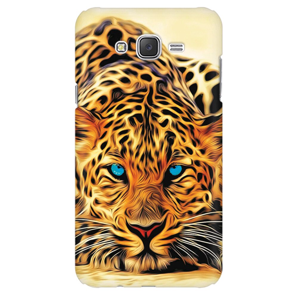 Husa silicon pentru Samsung Galaxy J1, Animal Tiger