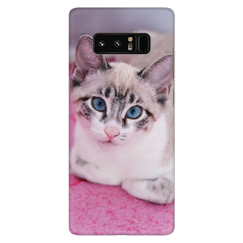 Husa silicon pentru Samsung Galaxy Note 8, Siamese Kitty