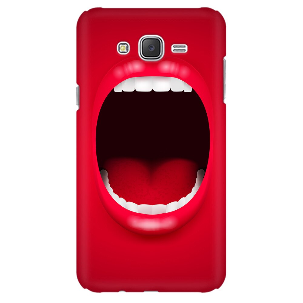 Husa silicon pentru Samsung Galaxy J1 2016, Big Mouth