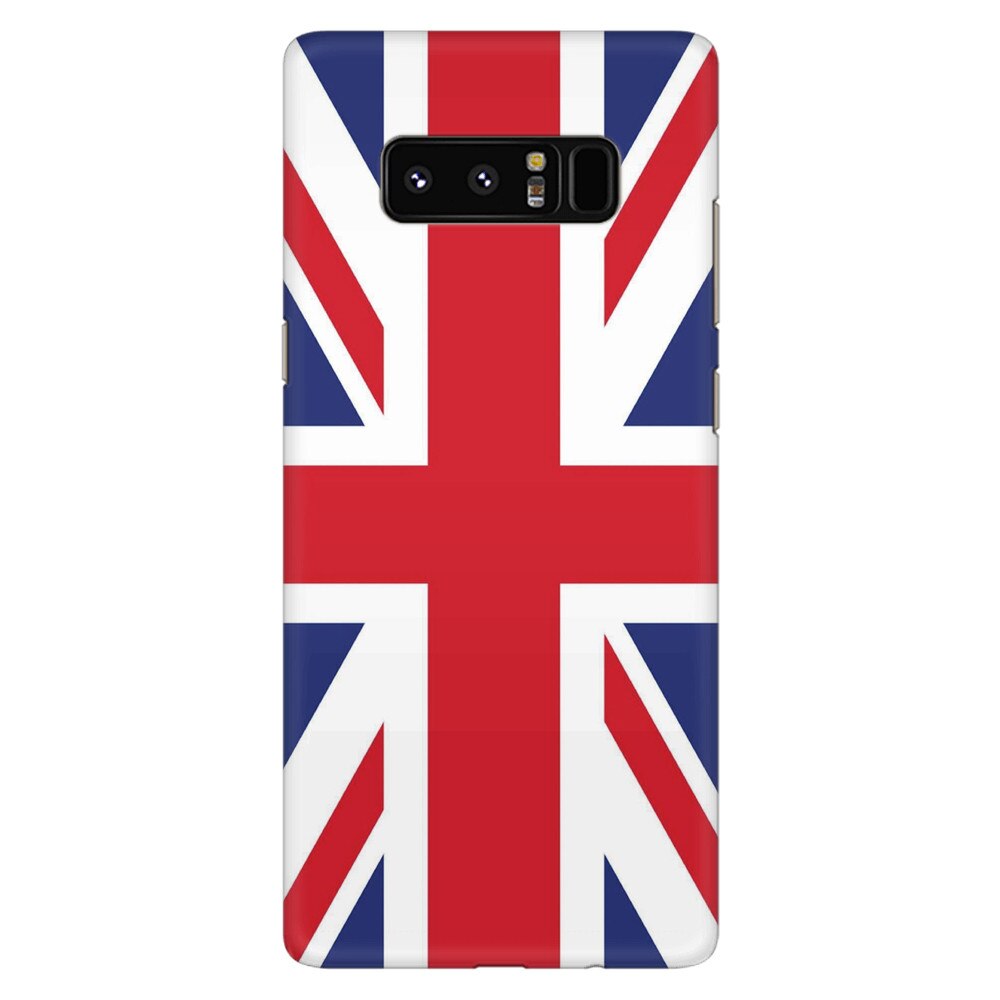 Husa silicon pentru Samsung Galaxy Note 8, UK Flag Illustration