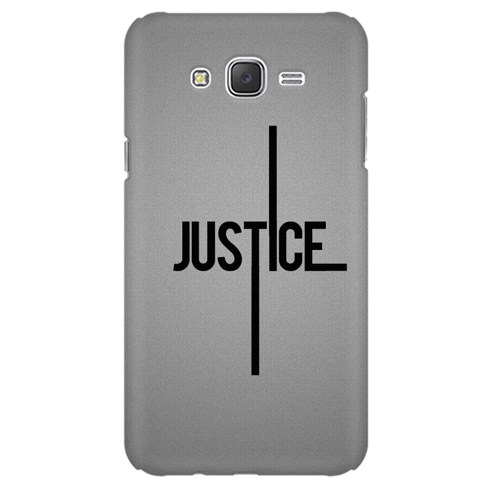 Husa silicon pentru Samsung Galaxy J1, Amir Justice Minimalistic Nubheebuccus Text