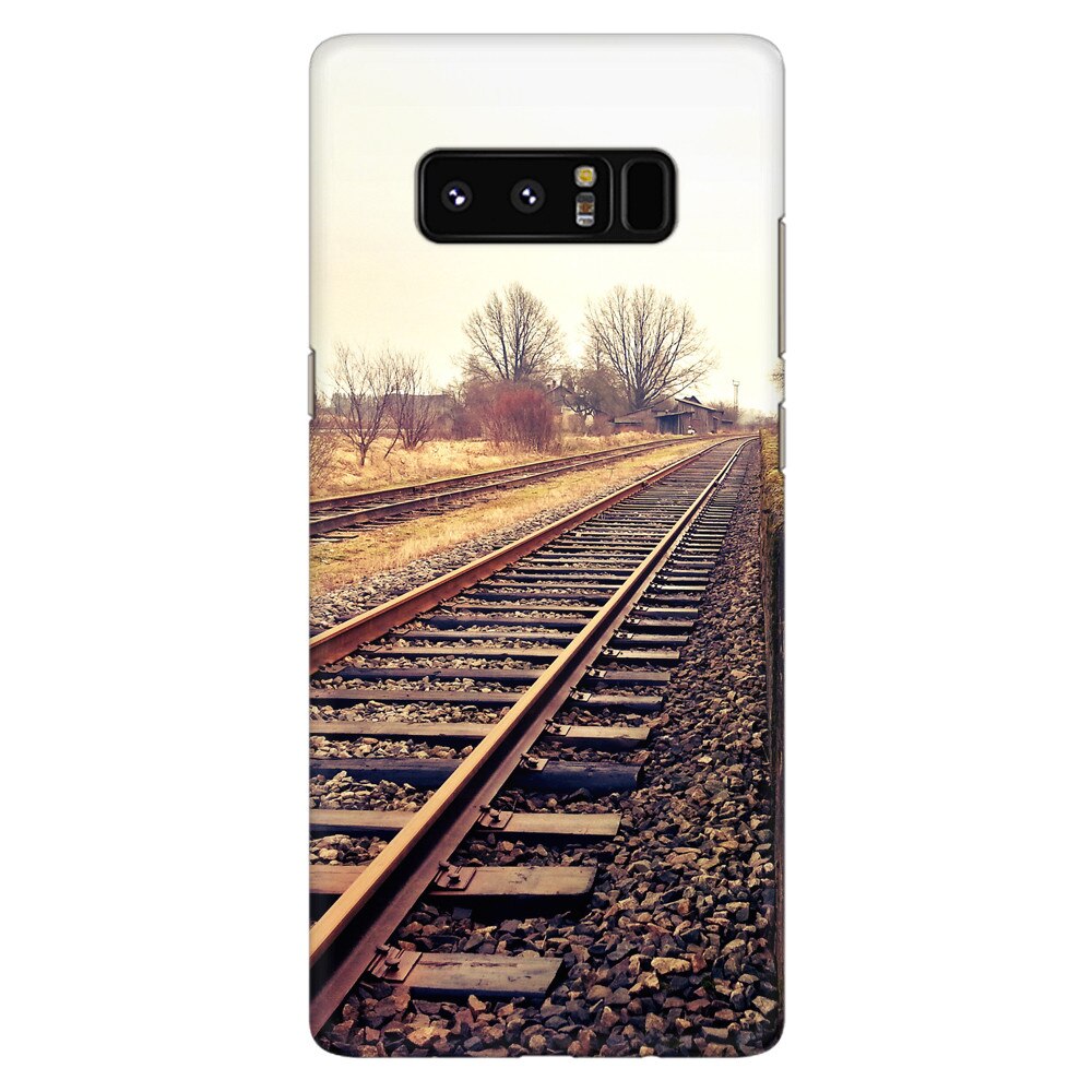 Husa silicon pentru Samsung Galaxy Note 8, Railroad