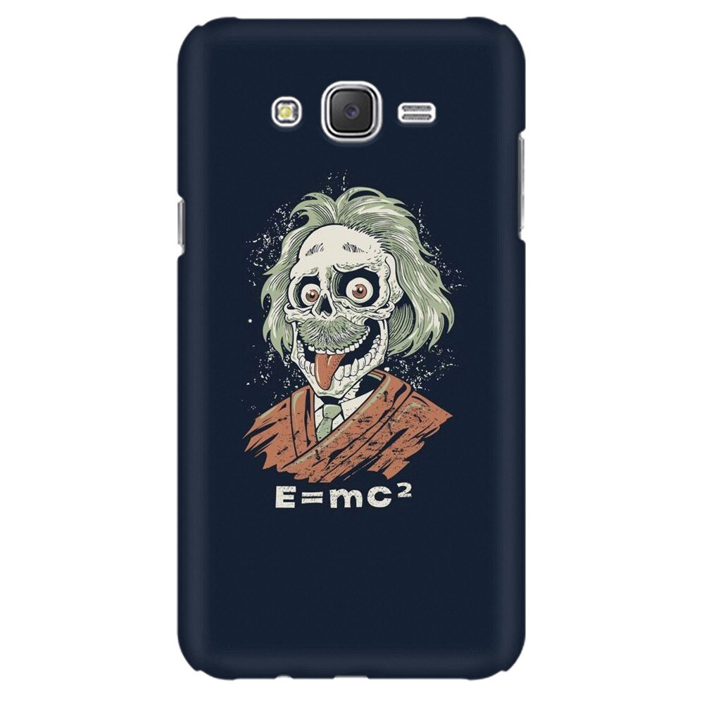 Husa silicon pentru Samsung Galaxy J1, Albert Einstein Caricature