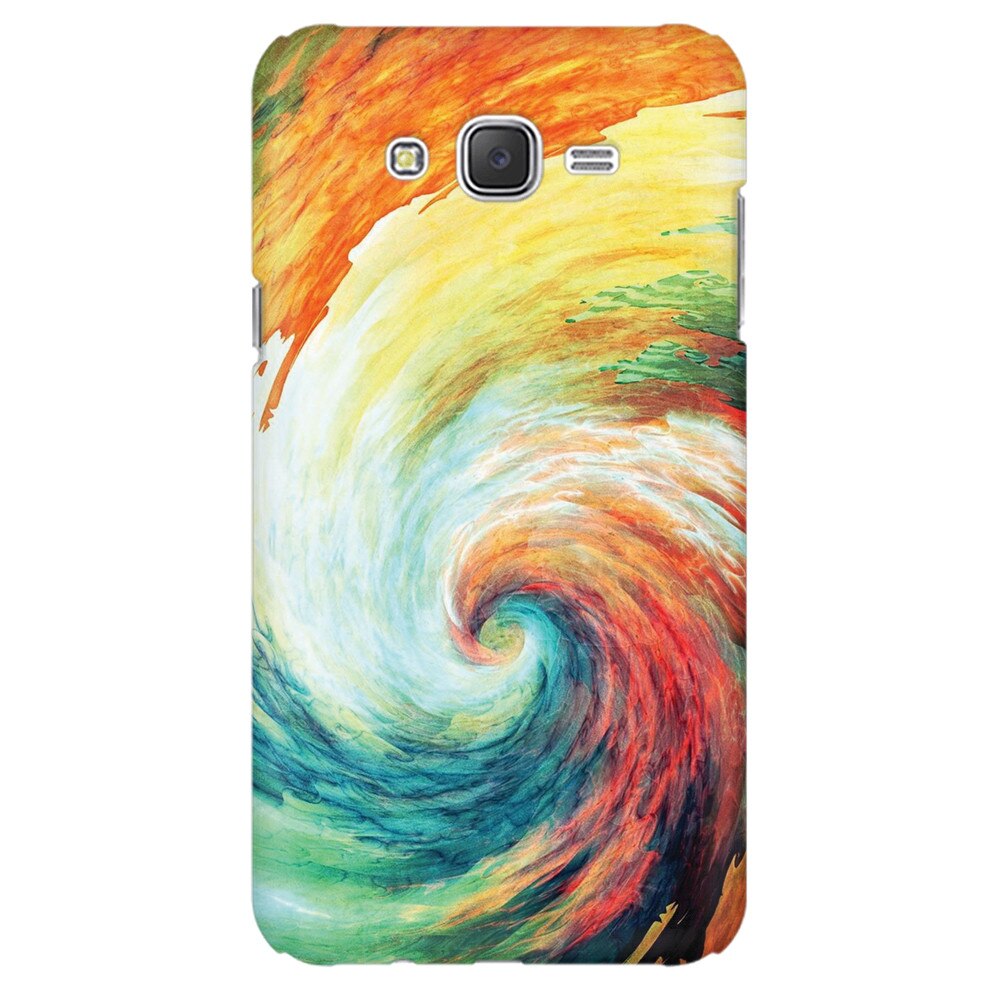 Husa silicon pentru Samsung Galaxy J1 Ace, Big Wave Painting