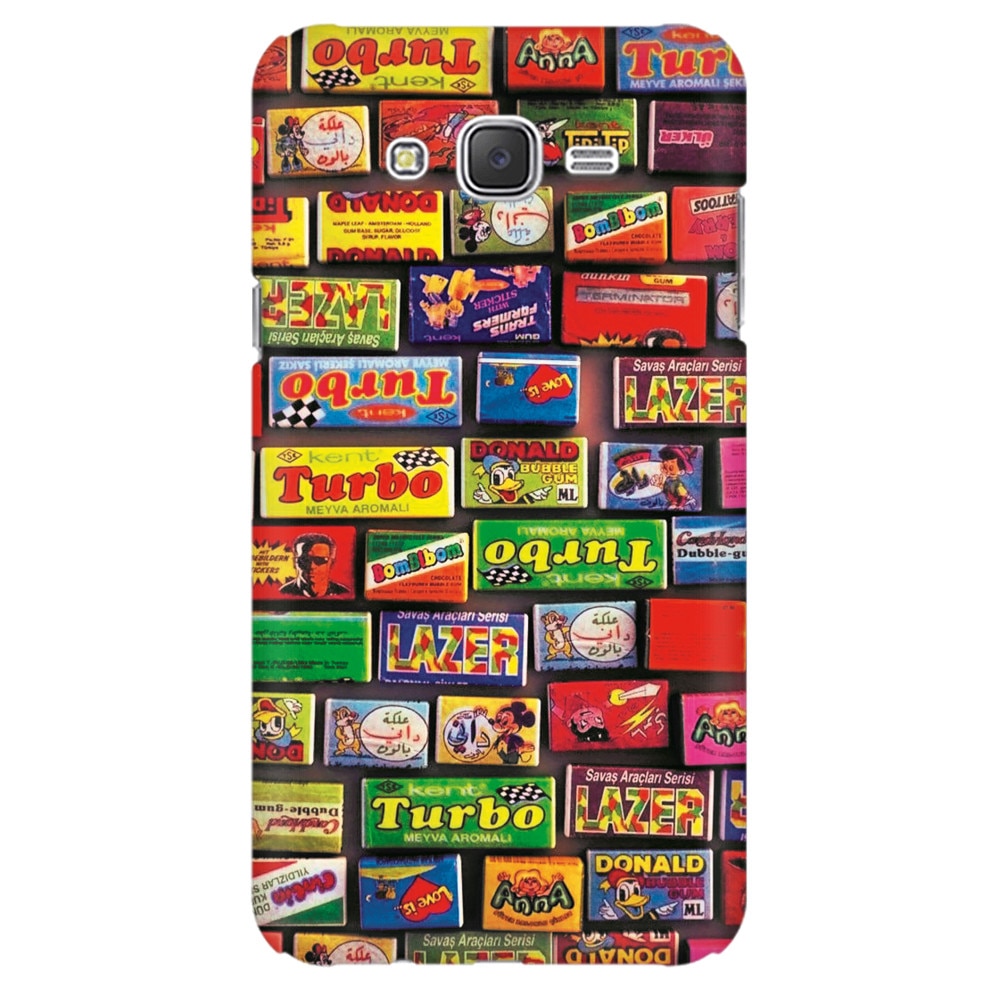 Husa silicon pentru Samsung Galaxy J1 2016, Chewing Gum Turbo