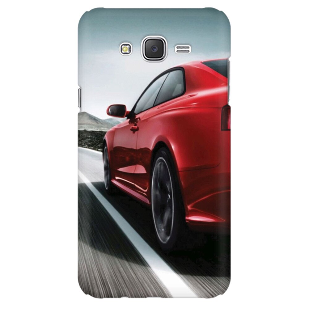 Husa silicon pentru Samsung Galaxy J1 2016, Car On Road