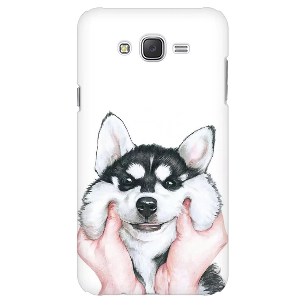 Husa silicon pentru Samsung Galaxy J1, Cute Dog.
