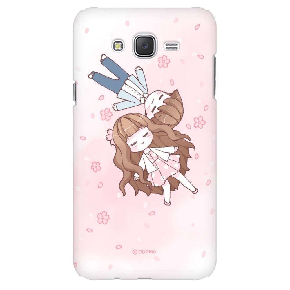 Husa silicon pentru Samsung Galaxy J1, Cute Couple