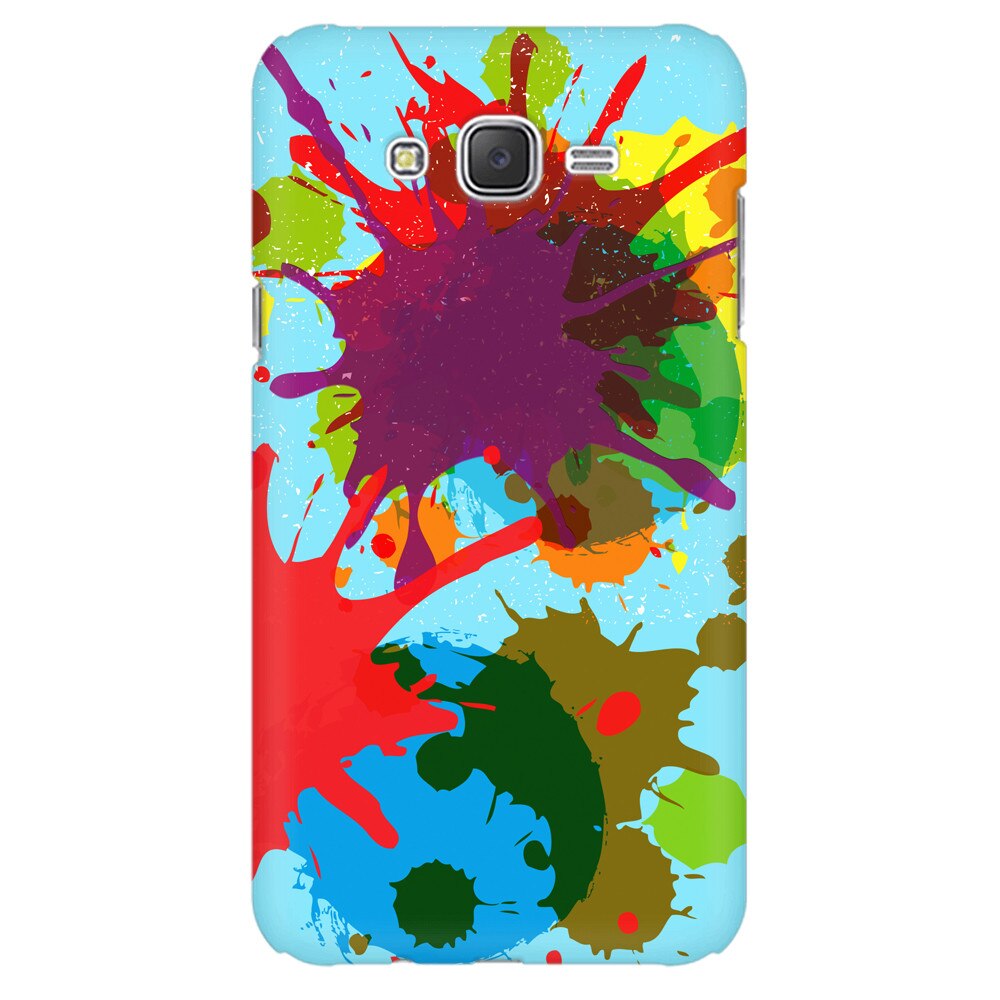 Husa silicon pentru Samsung Galaxy J1, Holi Splash