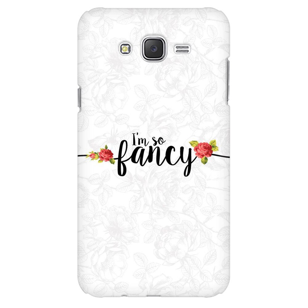 Husa silicon pentru Samsung Galaxy J1 2016, Im So Fancy Floral