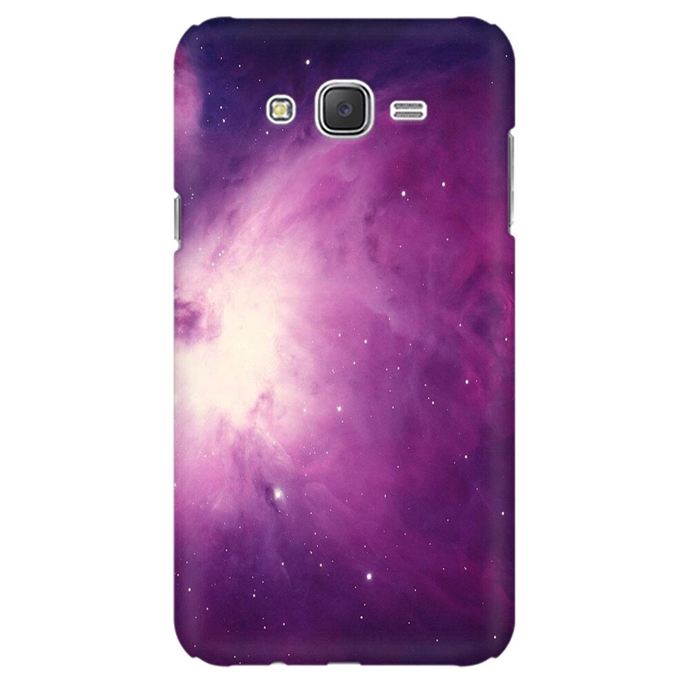 Husa silicon pentru Samsung Galaxy J1 Ace, Purple Supernova Nebula Explosion