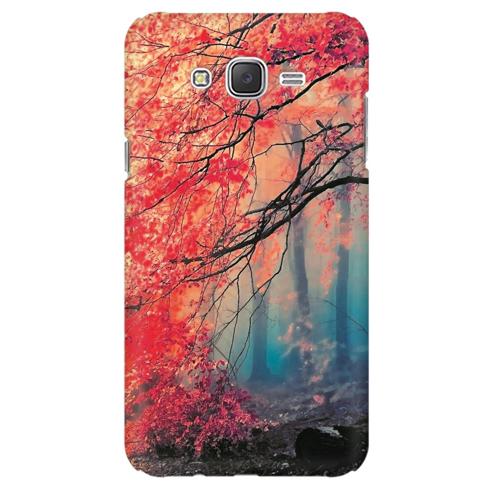 Husa silicon pentru Samsung Galaxy J1 Ace, Morning Fog Inest Nature