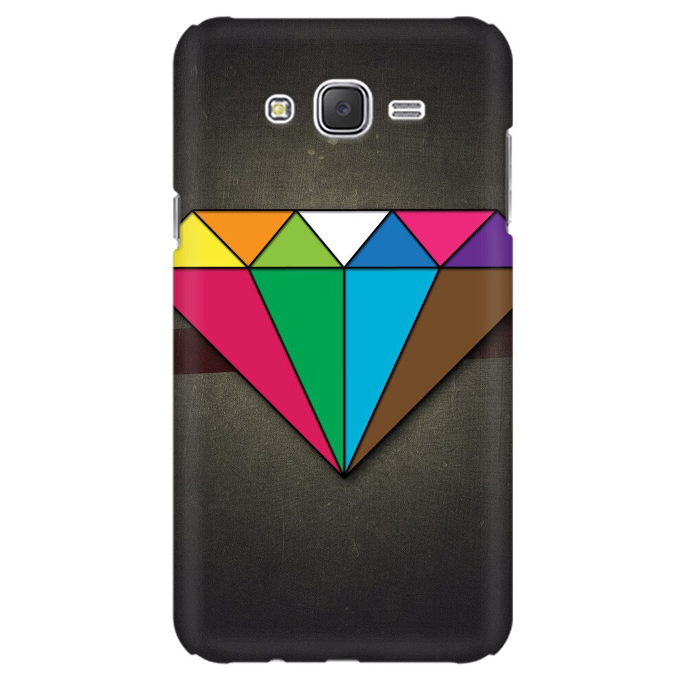 Husa silicon pentru Samsung Galaxy J1 Ace, Colorful Diamond
