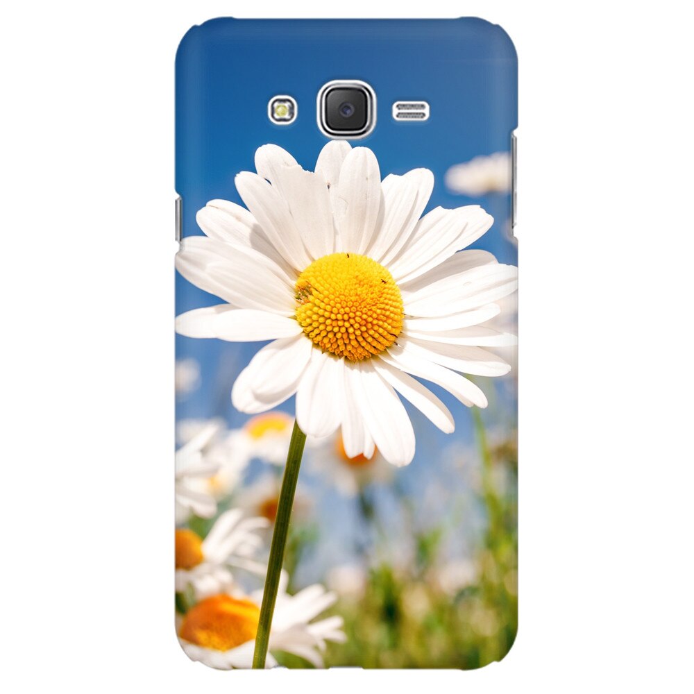 Husa silicon pentru Samsung Galaxy J1 2016, Daisies Field Flowers